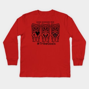 Tribe Goals Kids Long Sleeve T-Shirt